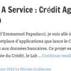 Bank As A Service : Crédit Agricole lance CA Store (CAStor)